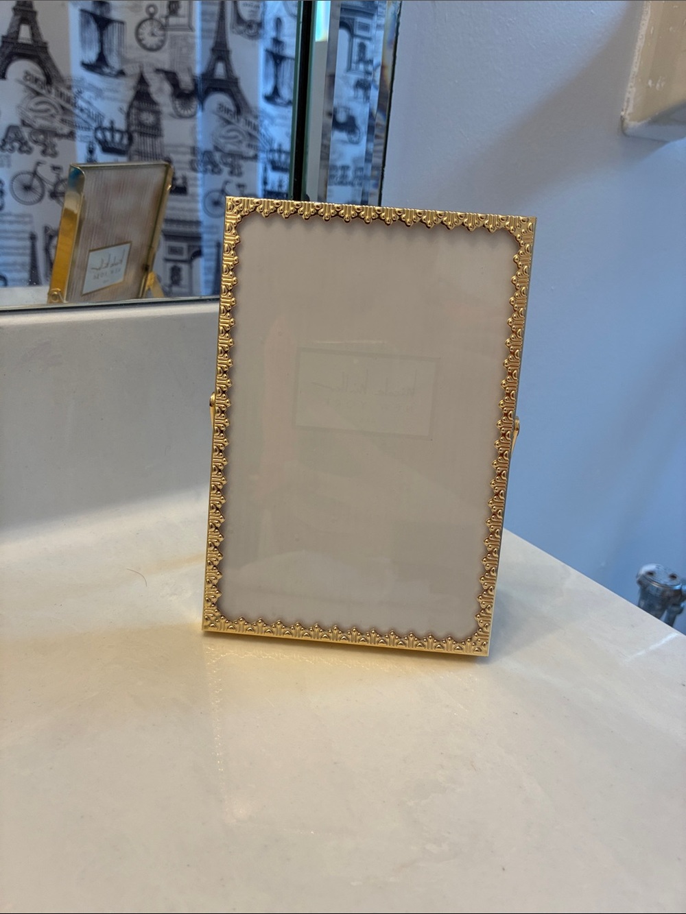 Nicole Miller Gold Ornate Metal Picture Frame